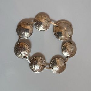 AUSTRALIAN COIN SILVER BRACELET